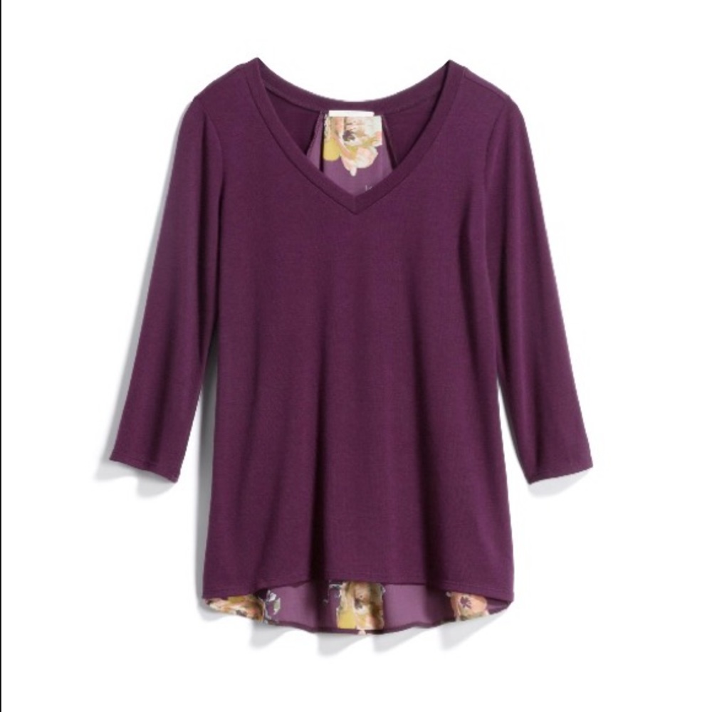 STITCH FIX! Le Lis Alante Woven Back Top